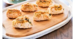 Peito de Frango Recheado com Legumes no Forno