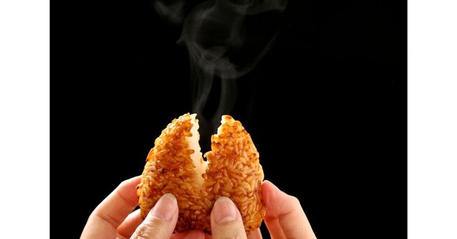 Bolinho de arroz recheado 2