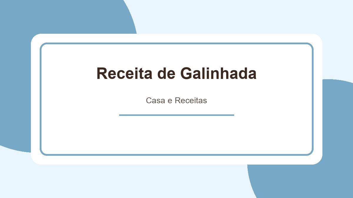 Receita de Galinhada: Delicioso Preparado com uma Panela