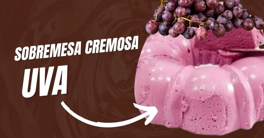 sobremesa cremosa de uva