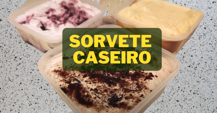 sorvete caseiro